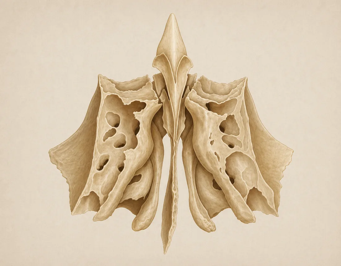 Os ethmoidale — eristettynä