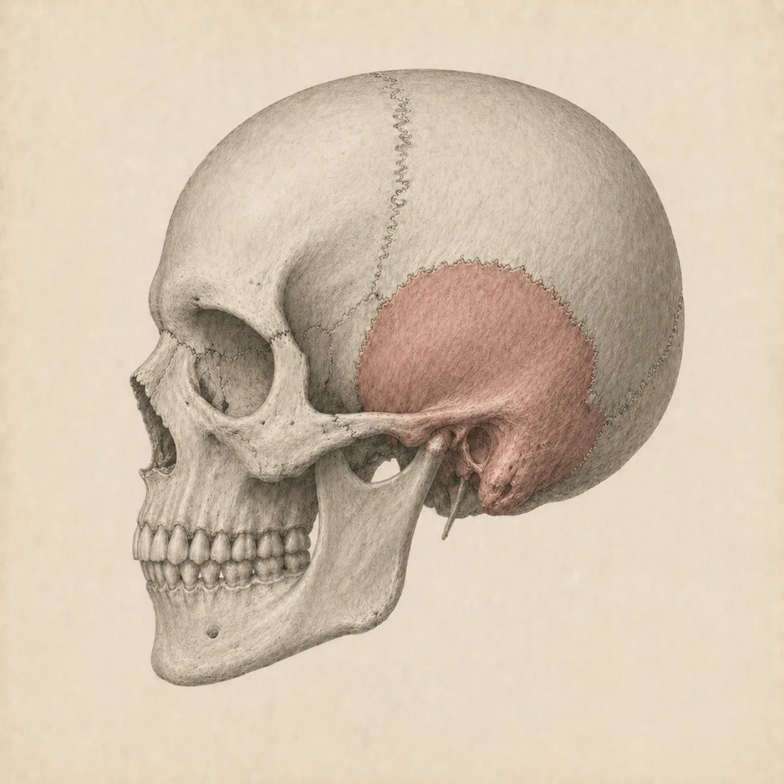 Os temporale — ohimoluu kallossa